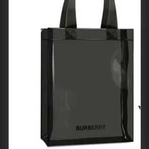 Burberry (fragrance collection) clear tote bag - new condition